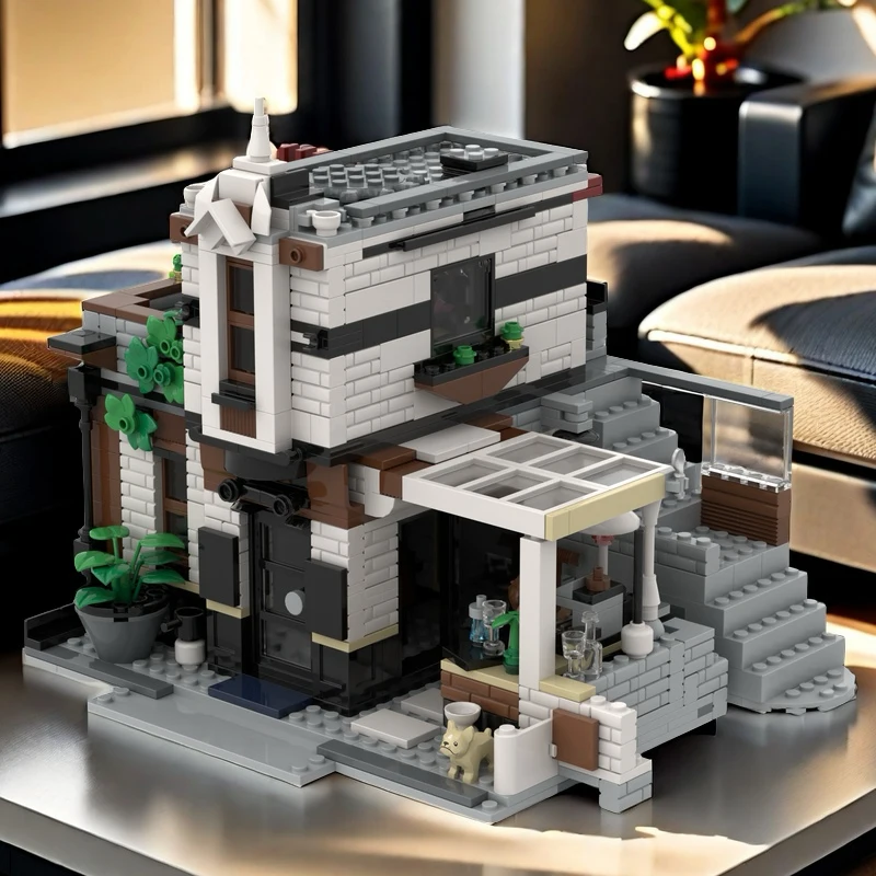 MOC Sunshine Flower House Architecture Street View Modern Villa Building Blocks Solo Small Western Building Apartment Assembly T
MOC Sunshine Flower House Architecture Street View Modern Villa Building Blocks Solo Small Western Building Apartment Assembly T