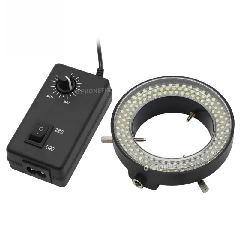 Adjustable 144 60 LED Ring Light 0-100% Illuminator Lamp For Industry Stereo Camera Microscope Magnifier Circle Light Source
Adjustable 144 60 LED Ring Light 0-100% Illuminator Lamp For Industry Stereo Camera Microscope Magnifier Circle Light Source