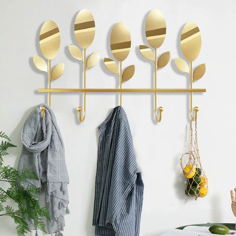 Oval Flower Iron Hook Free Perforated Clothes Hook Metal Door Back Entrance Coat and Hat Wall Hanging Wall Hanging
Oval Flower Iron Hook Free Perforated Clothes Hook Metal Door Back Entrance Coat and Hat Wall Hanging Wall Hanging