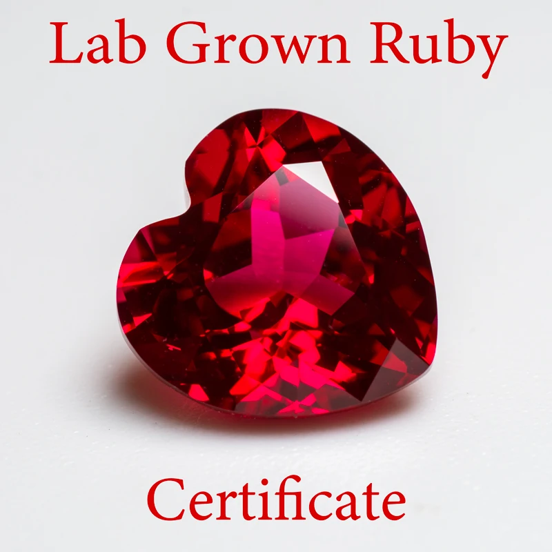 Top Lab Grown Ruby Pigeon Blood Red Heart Shape Loose Gemstone VVS1 for Jewelry Diy Making Materials Selectable AGL Certificate
Top Lab Grown Ruby Pigeon Blood Red Heart Shape Loose Gemstone VVS1 for Jewelry Diy Making Materials Selectable AGL Certificate