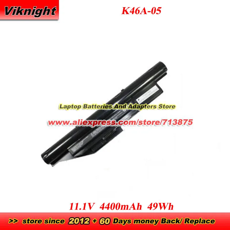 K46A-05 Battery 11.1V 4400mAh 49Wh K46A0 TS44A for Tsinghua Tongfang V420A V41A V42 K46A K469 Laptop
K46A-05 Battery 11.1V 4400mAh 49Wh K46A0 TS44A for Tsinghua Tongfang V420A V41A V42 K46A K469 Laptop