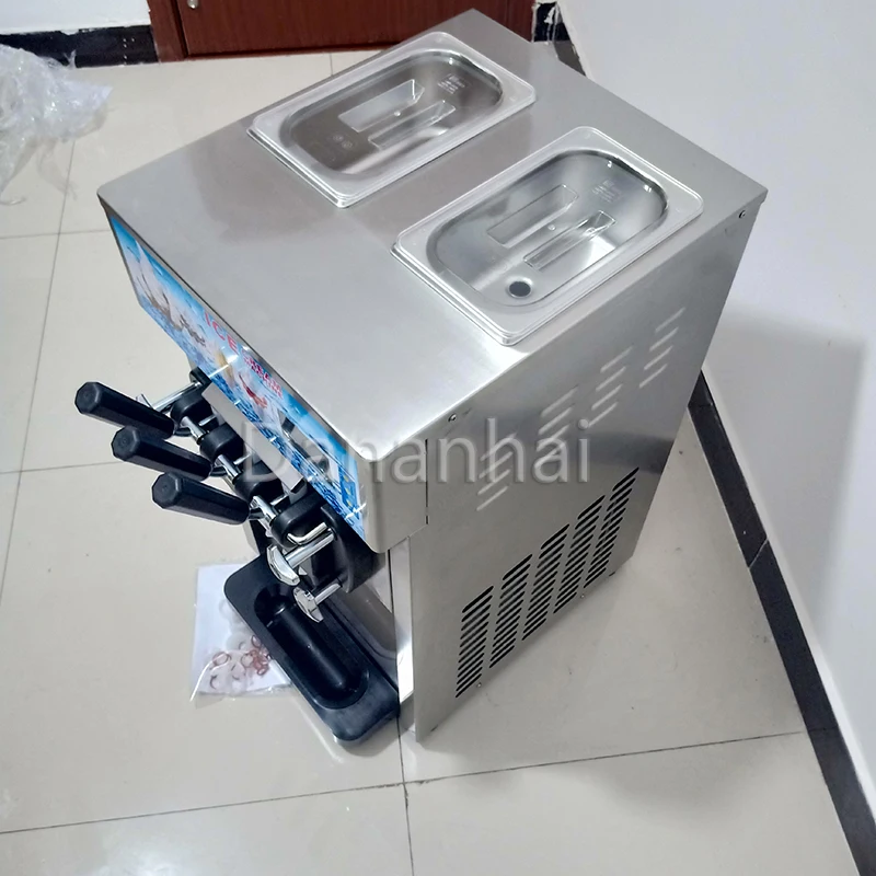 Новая настольная машина для приготовления мороженого с разными вкусами, для домашнего использования, малая коммерческая мороженица для сандэ
Новая настольная машина для приготовления мороженого с разными вкусами, для домашнего использования, малая коммерческая мороженица для сандэ