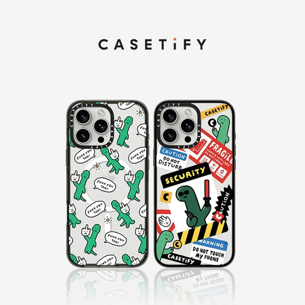 CASETiFY Angry Security Dino Magnetic Drop-proof Case for iPhone 13 14 15 16 17 Pro Max Air Plus Protect Cover
CASETiFY Angry Security Dino Magnetic Drop-proof Case for iPhone 13 14 15 16 17 Pro Max Air Plus Protect Cover