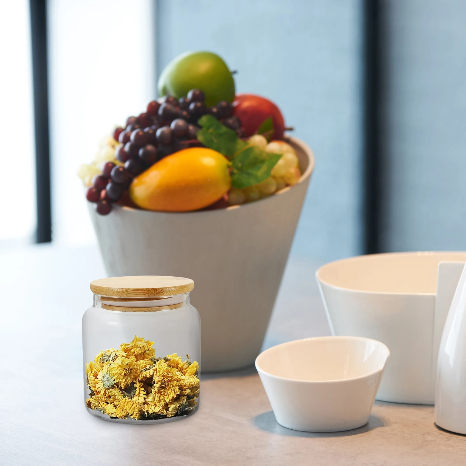 Glass Storage Jars Tea Canisters Airtight Containers Bamboo Lids Kitchen Pantry Jars Cereal Food Storage Vessels Herb Nuts
Glass Storage Jars Tea Canisters Airtight Containers Bamboo Lids Kitchen Pantry Jars Cereal Food Storage Vessels Herb Nuts