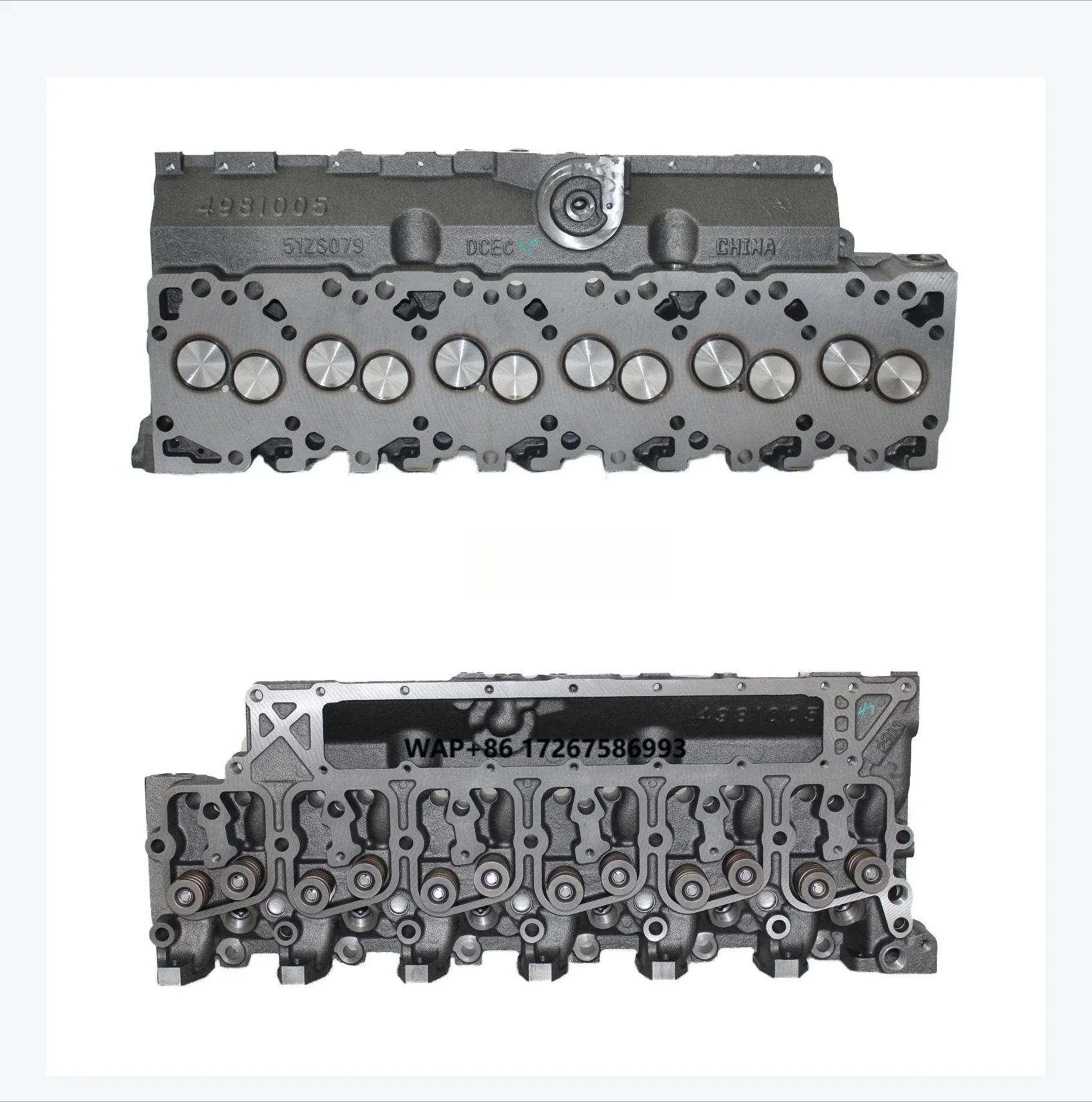 New Cylinder Head 6388025 3966454 3934746 3934768 3967458 3938656 for Cummins 6BTA5.9 Engine
New Cylinder Head 6388025 3966454 3934746 3934768 3967458 3938656 for Cummins 6BTA5.9 Engine