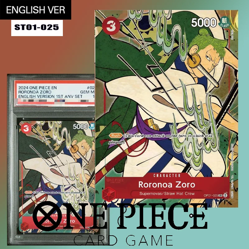 Diy Rating One Piece Card English Version 1St Anv Set Op01-025 Roronoa Zoro Usop Sanji Nami Nico Robin Monkey D. Luffy
Diy Rating One Piece Card English Version 1St Anv Set Op01-025 Roronoa Zoro Usop Sanji Nami Nico Robin Monkey D. Luffy