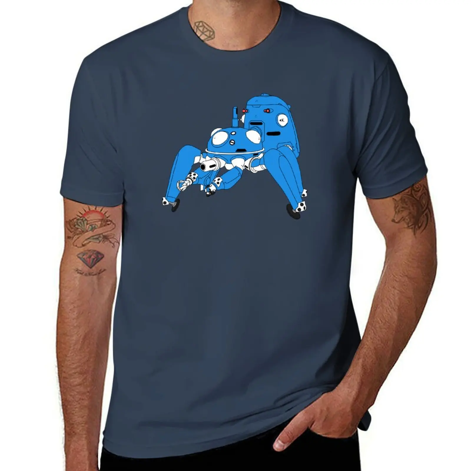 Black outline, colour - fill Tachikoma T-Shirt Big and Tall Casual T-Shirt
Black outline, colour - fill Tachikoma T-Shirt Big and Tall Casual T-Shirt