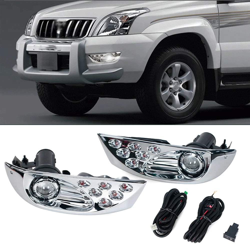 Car Front Bumper LED Daytime Running Light DRL Fog Light For Toyota PRADO 120 Series 2700 4000 LC120 2002-2009
Car Front Bumper LED Daytime Running Light DRL Fog Light For Toyota PRADO 120 Series 2700 4000 LC120 2002-2009
