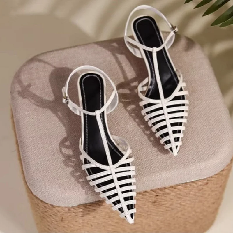 Women Shoes Narrow Band Summer Sexy Sandals T-Strap Sandals Kitten Heels Pointed Toe Ladies Simple Footwear Orange Shoes Size43
Women Shoes Narrow Band Summer Sexy Sandals T-Strap Sandals Kitten Heels Pointed Toe Ladies Simple Footwear Orange Shoes Size43