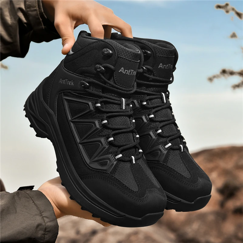 High Top Men's Climbing Shoes Non-slip Durable Outdoor Hiking Shoes Lace-Up Waterproof Trekking Sneakers Casual Work Boots
High Top Men's Climbing Shoes Non-slip Durable Outdoor Hiking Shoes Lace-Up Waterproof Trekking Sneakers Casual Work Boots