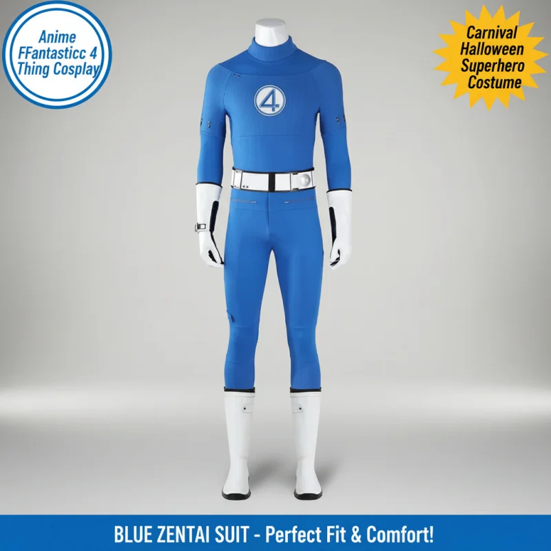 ☆SunlCos Anime Fantastic 4 Thing Cosplay Costume Jumpsuit Carnival Halloween Superhero Blue Zentai Suit Unisex☆
☆SunlCos Anime Fantastic 4 Thing Cosplay Costume Jumpsuit Carnival Halloween Superhero Blue Zentai Suit Unisex☆