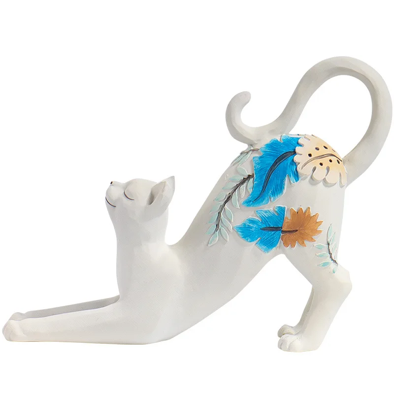 European prayer planking cat animal resin. Pet cat home decoration crafts. Living room study desktop decoration pieces
European prayer planking cat animal resin. Pet cat home decoration crafts. Living room study desktop decoration pieces