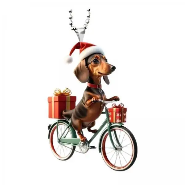 3xChristmas Dogs Decoration Riding Bicycle Xmas Ornament for Window Party
3xChristmas Dogs Decoration Riding Bicycle Xmas Ornament for Window Party