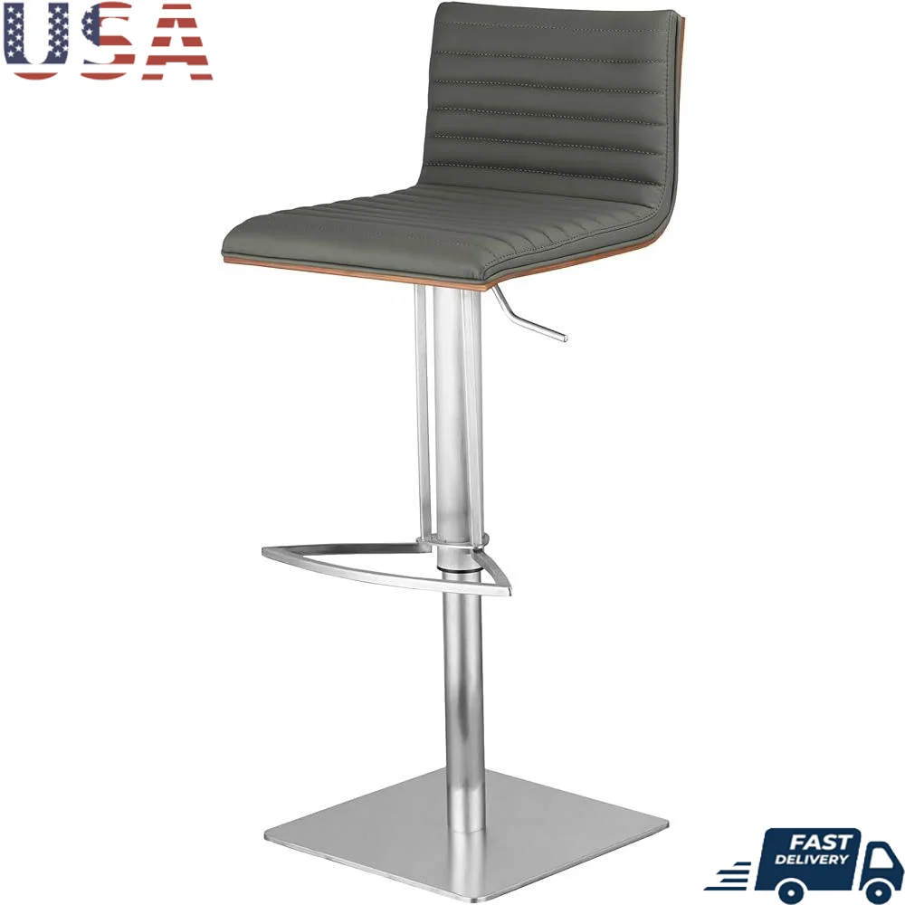 Adjustable Swivel Barstool Faux Leather 360 Degree Rotating Footrest Modern Kitchen Dining Furniture Support Stability
Adjustable Swivel Barstool Faux Leather 360 Degree Rotating Footrest Modern Kitchen Dining Furniture Support Stability