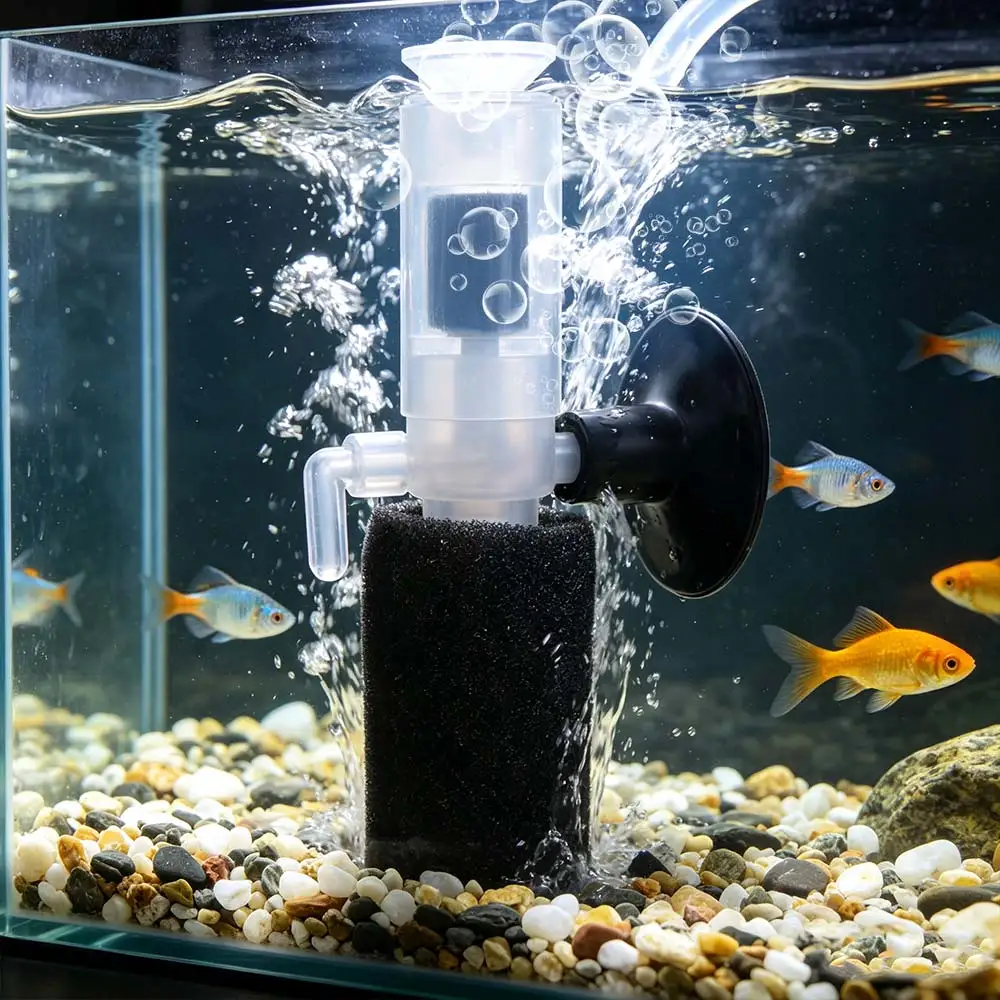 Mini Fish Tank Filter Multi Layer Practical Aquarium Water Purifier Ultra-quiet Fish Tank Sponge Filter Pumps
Mini Fish Tank Filter Multi Layer Practical Aquarium Water Purifier Ultra-quiet Fish Tank Sponge Filter Pumps
