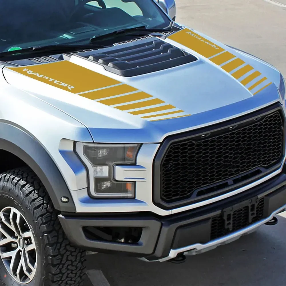2PCS Car Decorative Hood Cover Graphic Vinyl Stickers For Ford Ranger Raptor F-150 2015-2018 Pickup Auto Bonnet Accessories
2PCS Car Decorative Hood Cover Graphic Vinyl Stickers For Ford Ranger Raptor F-150 2015-2018 Pickup Auto Bonnet Accessories