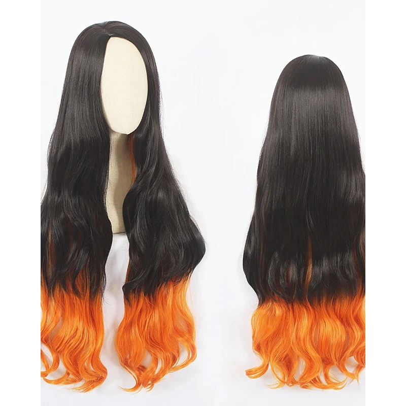 HAIRJOY Synthetic Hair Kamado Nezuk Cosplay Wig Long Curly Wavy Costume Wigs for Holloween
HAIRJOY Synthetic Hair Kamado Nezuk Cosplay Wig Long Curly Wavy Costume Wigs for Holloween