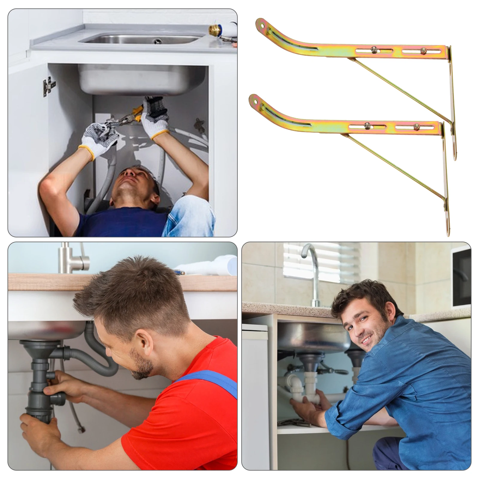 Single Bracket for Kitchen Countertop Zinc Coated Rustproof Support with Expansion Screws Undermount Sink Holder Bathroom Wire
Single Bracket for Kitchen Countertop Zinc Coated Rustproof Support with Expansion Screws Undermount Sink Holder Bathroom Wire