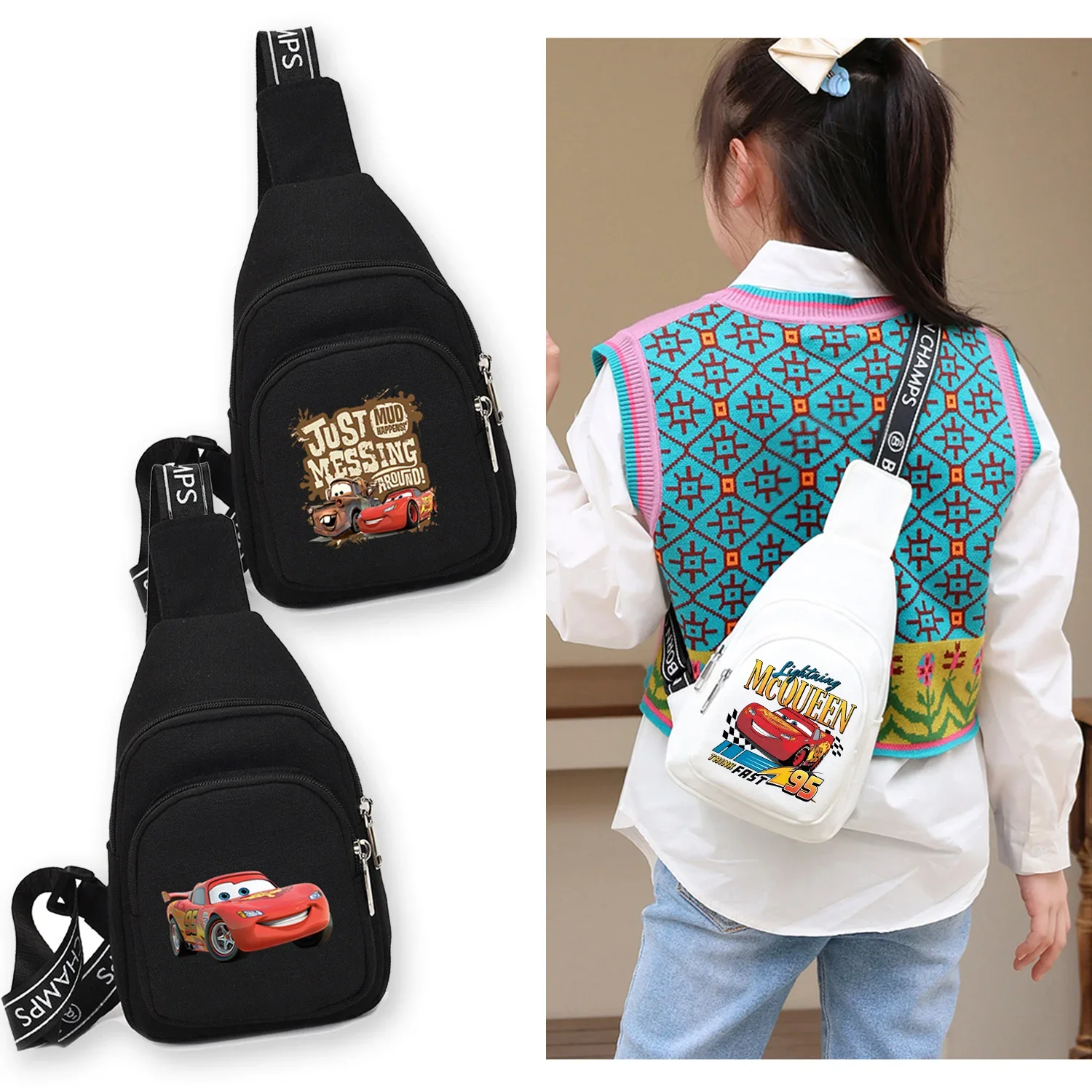 Lightnings Mcqueen Chest Bag Boys Girls Teenager Outdoor Travel Portable Crossbody Bags Cartoon Printed Zipper Storage Bags Gift
Lightnings Mcqueen Chest Bag Boys Girls Teenager Outdoor Travel Portable Crossbody Bags Cartoon Printed Zipper Storage Bags Gift
