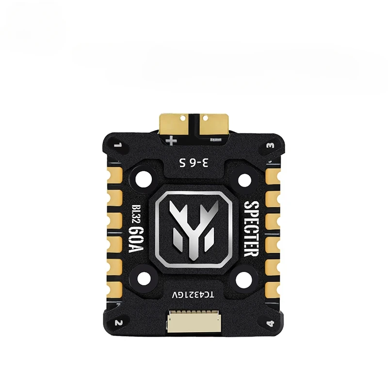 1pcs/SPECTER 60A 4in1 ESC 3-6S BL32 128K with Heat Sink 20X20mm for FPV Racing Drone Freestyle
1pcs/SPECTER 60A 4in1 ESC 3-6S BL32 128K with Heat Sink 20X20mm for FPV Racing Drone Freestyle