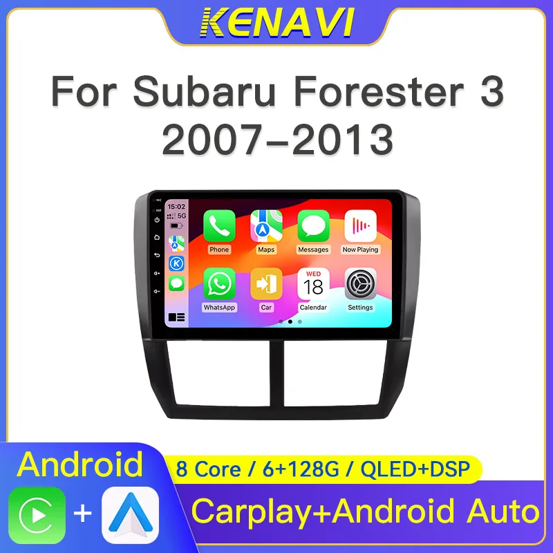 Автомобильный стерео радио 2 Din для Subaru Forester 3 SH 2007-2013 для Impreza GH GE Мультимедийный плеер GPS Carplay Android Авто головное устройство
Автомобильный стерео радио 2 Din для Subaru Forester 3 SH 2007-2013 для Impreza GH GE Мультимедийный плеер GPS Carplay Android Авто головное устройство