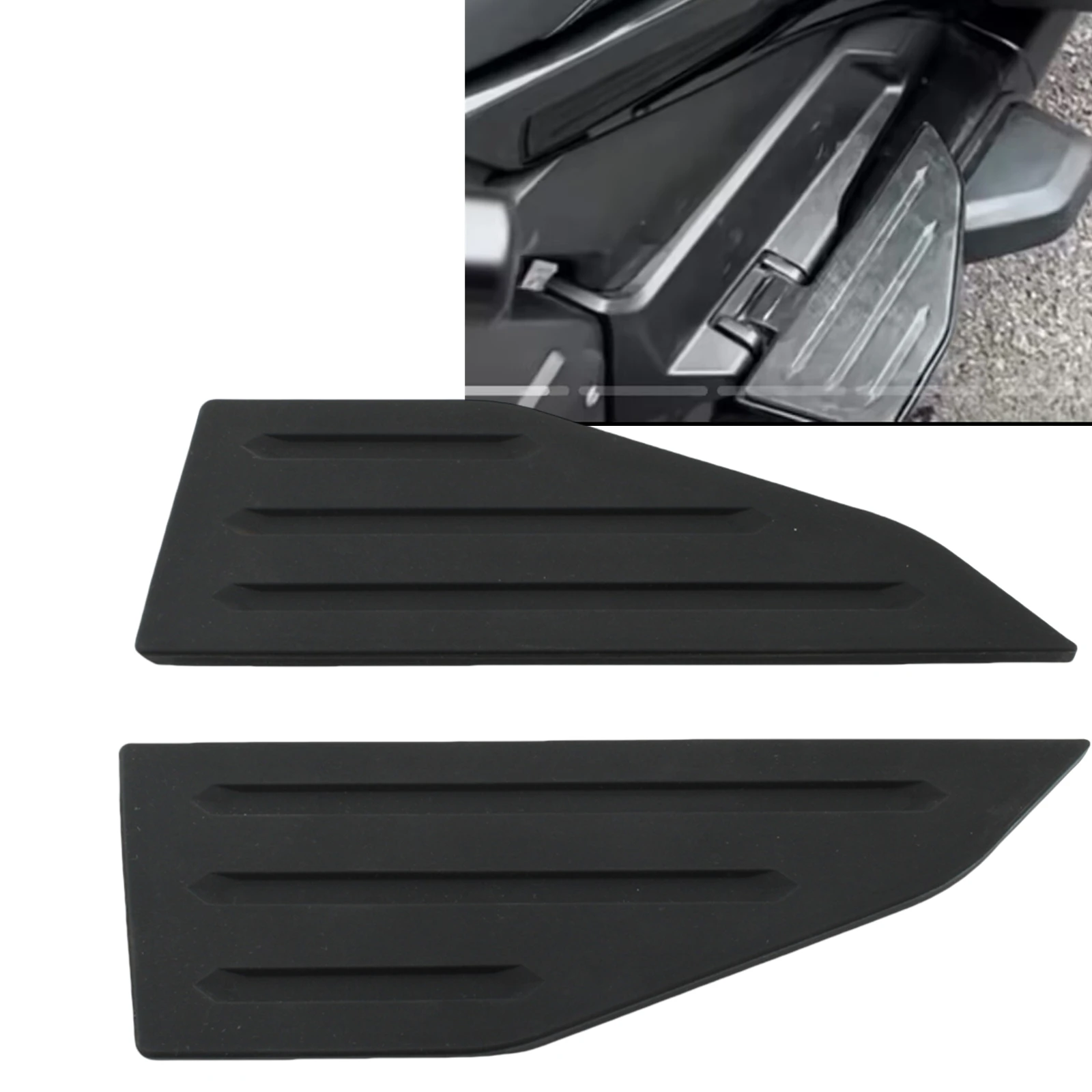 Motorcycle Rear Passenger Footrest Rubber Foot Rest Plate Pedals Pad For HONDA Goldwing GL1800 2018-2024
Motorcycle Rear Passenger Footrest Rubber Foot Rest Plate Pedals Pad For HONDA Goldwing GL1800 2018-2024