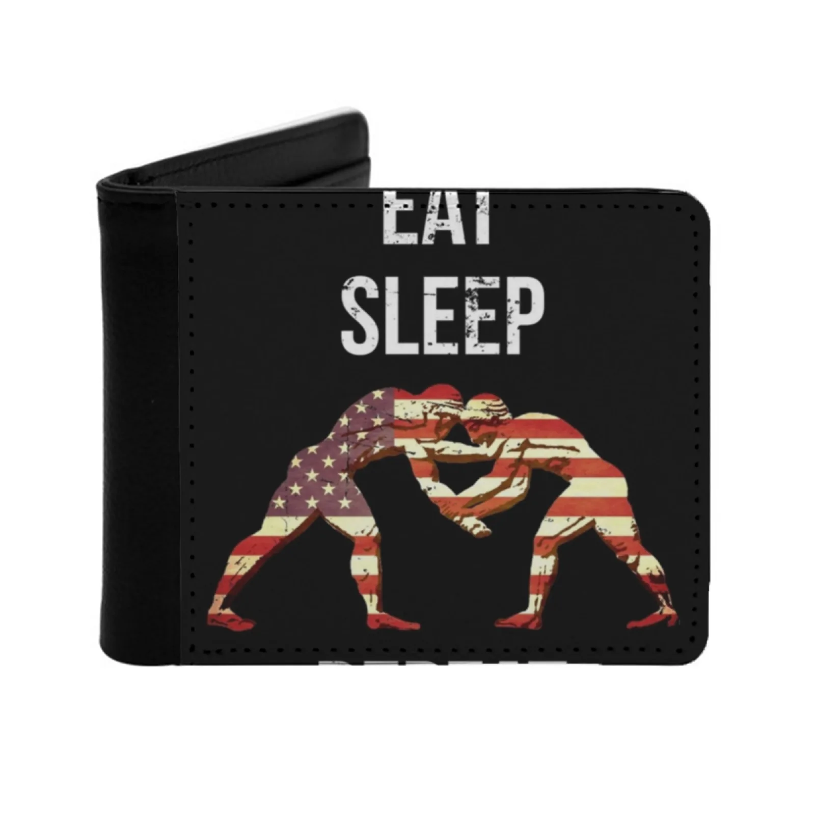 Wrestler T Shirt Eat Sleep Wrestle Repeat Vintage American Flag Men Wallets Card Man Wallet Short Purse Bi-Fold Personalized
Wrestler T Shirt Eat Sleep Wrestle Repeat Vintage American Flag Men Wallets Card Man Wallet Short Purse Bi-Fold Personalized