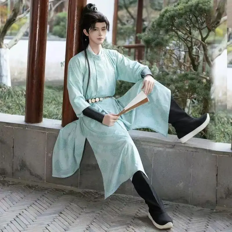 Ancient Hanfu Men Women Tang Dynasty Round Neck Robe Youthful Swordsman Suit Halloween Event Royal Guards Cosplay Outfits Hanfu
Ancient Hanfu Men Women Tang Dynasty Round Neck Robe Youthful Swordsman Suit Halloween Event Royal Guards Cosplay Outfits Hanfu