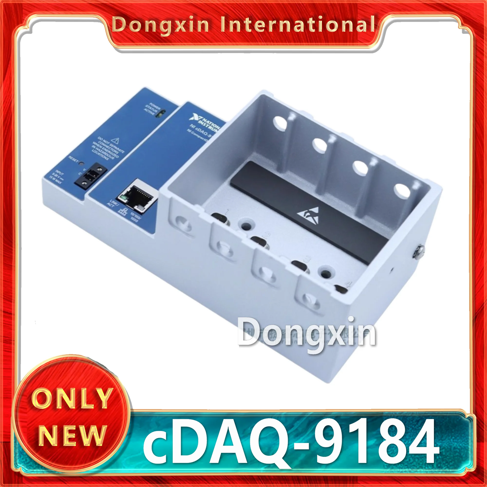 National Instruments cDAQ-9184 CompactDAQ 4-slot Ethernet/CompactDAQ Chassis 782069-01
National Instruments cDAQ-9184 CompactDAQ 4-slot Ethernet/CompactDAQ Chassis 782069-01