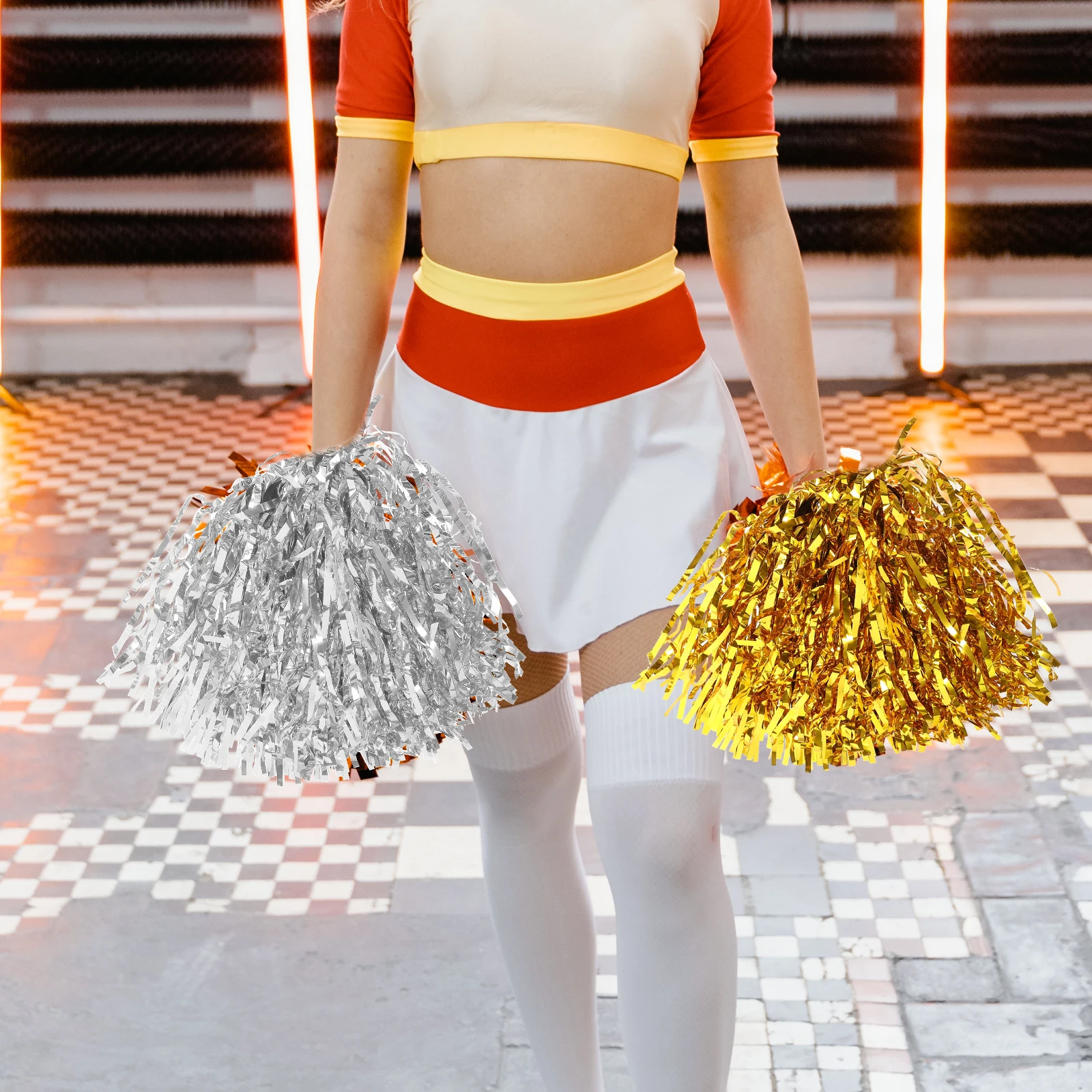 Cheer Poms with Handle Cheerleading Bouquet Stuff Clothing White for Kids The Pet Pompoms
Cheer Poms with Handle Cheerleading Bouquet Stuff Clothing White for Kids The Pet Pompoms