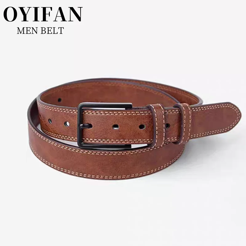 New Luxury Belt for Men PU Leather Belt Metal Pin Buckle High Quality Famous Brand Designer Waist Strap Belts for Jeans Men Belt
New Luxury Belt for Men PU Leather Belt Metal Pin Buckle High Quality Famous Brand Designer Waist Strap Belts for Jeans Men Belt