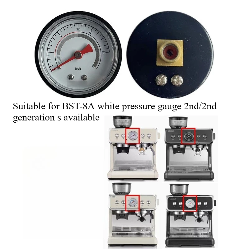 For Yum Tu Second Generation/second Generation S/02/02S/V1 Coffee Machine White and Black Extraction Pressure Gauge Pointer
For Yum Tu Second Generation/second Generation S/02/02S/V1 Coffee Machine White and Black Extraction Pressure Gauge Pointer