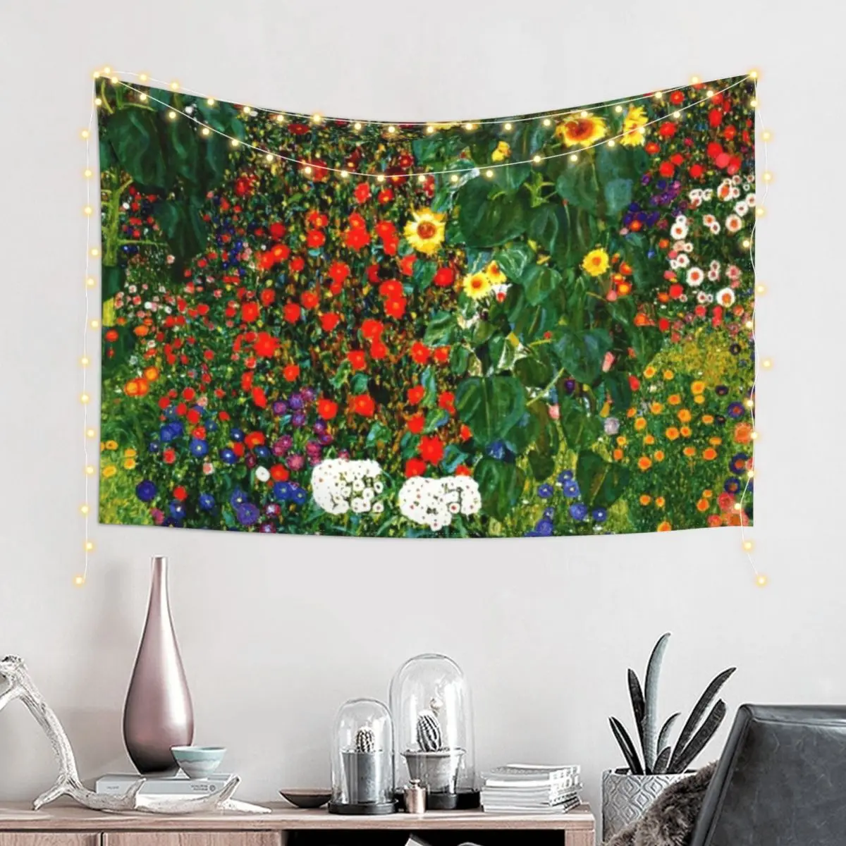 Klimt - Farm Garden with Sunflowers Tapestry Luxury Living Room Decoration Bed Room Decoration Room Decor For Girls Tapestry 
Klimt - Farm Garden with Sunflowers Tapestry Luxury Living Room Decoration Bed Room Decoration Room Decor For Girls Tapestry