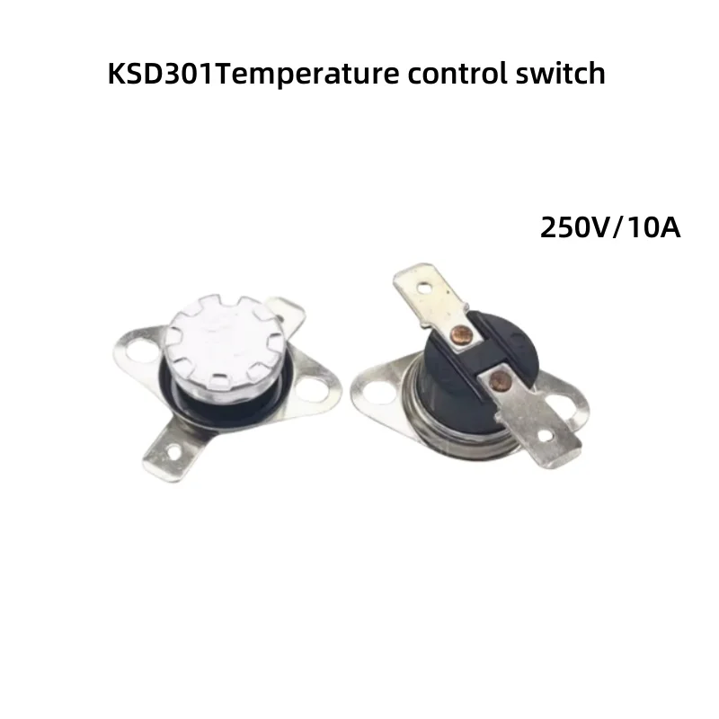 KSD301 Temperature Controller/Temperature Control Switch 45/50/80/90-150 Degrees 250V/10A Normally Closed/Normally Open
KSD301 Temperature Controller/Temperature Control Switch 45/50/80/90-150 Degrees 250V/10A Normally Closed/Normally Open
