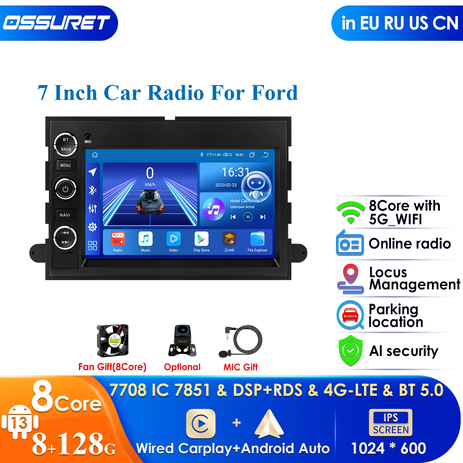 Apple Carplay Android Auto Car Multimedia Player for For Ford F150 F250 F350 Mercury Lincoln Taurus Explorer Autoradio 360° Cam
Apple Carplay Android Auto Car Multimedia Player for For Ford F150 F250 F350 Mercury Lincoln Taurus Explorer Autoradio 360° Cam