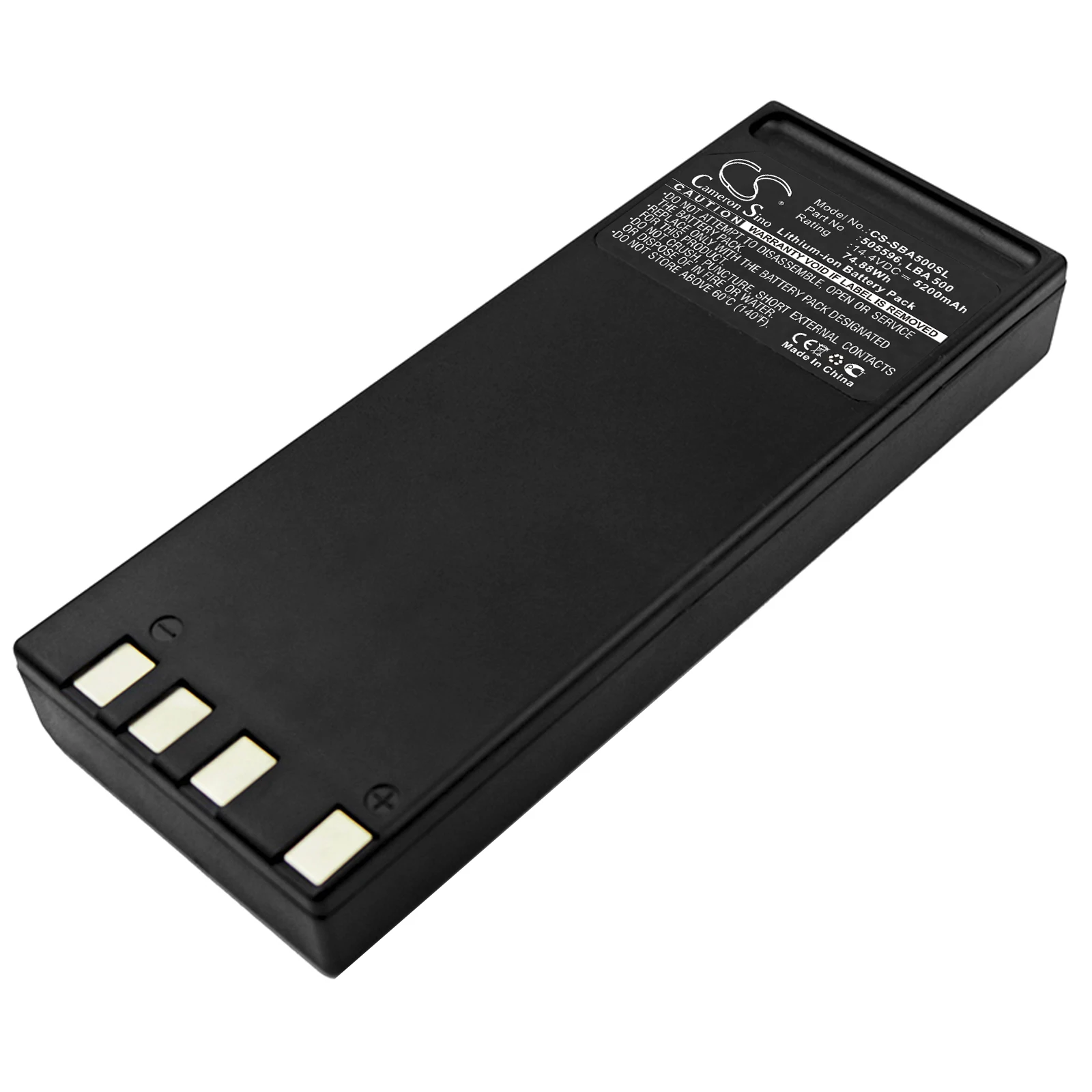 Аккумулятор для LSP 500 Pro, артикул: 505596, LBA 500, 5200 мАч / 74,88 Вт·ч
Аккумулятор для LSP 500 Pro, артикул: 505596, LBA 500, 5200 мАч / 74,88 Вт·ч