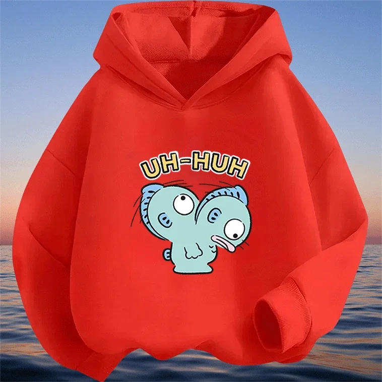Spring Autumn Hot Sale Hangyodon Cartoon Print Pure Cotton Hooded Sweatshirt New Kids Clothes Fashion
Spring Autumn Hot Sale Hangyodon Cartoon Print Pure Cotton Hooded Sweatshirt New Kids Clothes Fashion