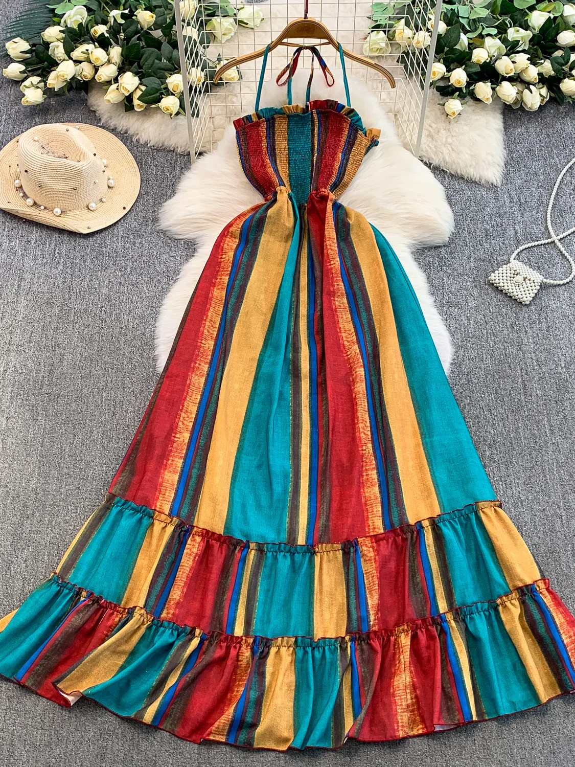 Sexy Bal High Waist Stripe Dr Women's Autumn Winter Svel Ne Hanging Long Fairy Skirt Loose Fit Ci Commute
Sexy Bal High Waist Stripe Dr Women's Autumn Winter Svel Ne Hanging Long Fairy Skirt Loose Fit Ci Commute