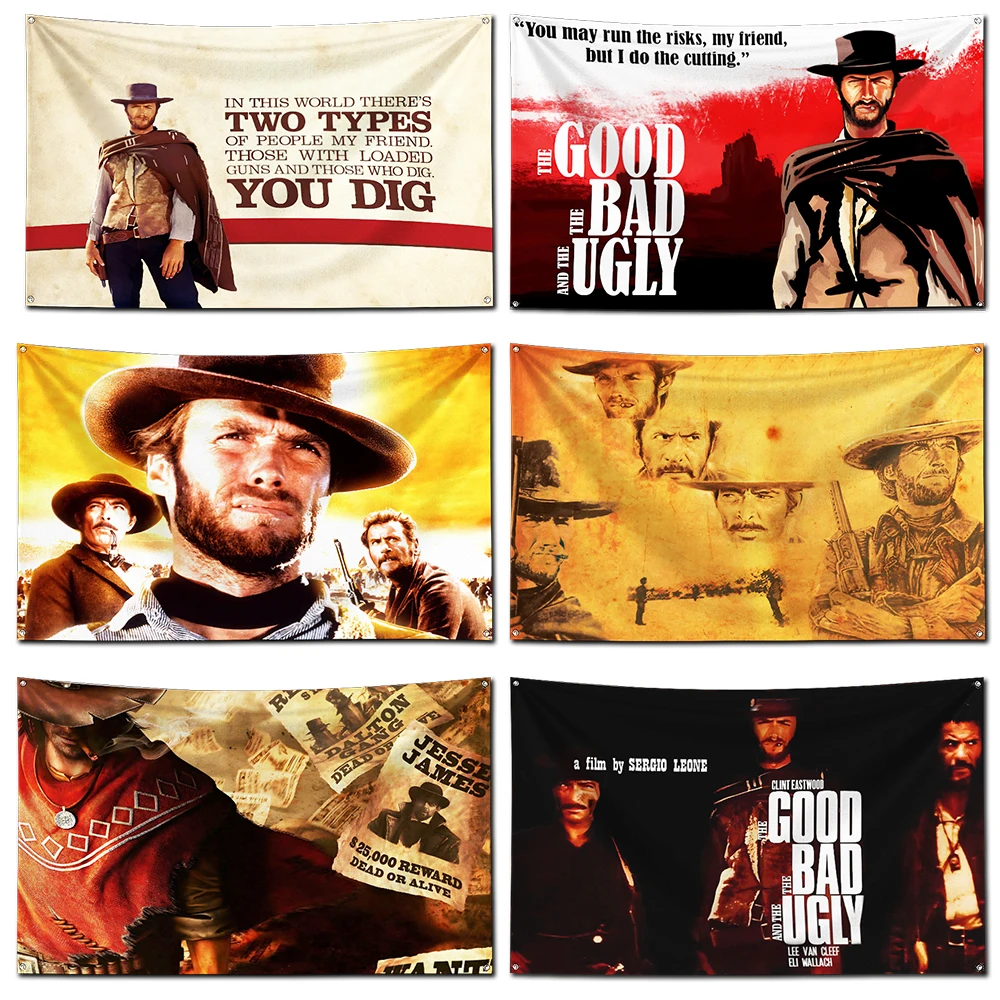 3x5 Ft The Good the Bad and the Ugly Flag Polyester Digital Printing Banner for Wall Art Out Door Decoration With Brass Grommets
3x5 Ft The Good the Bad and the Ugly Flag Polyester Digital Printing Banner for Wall Art Out Door Decoration With Brass Grommets