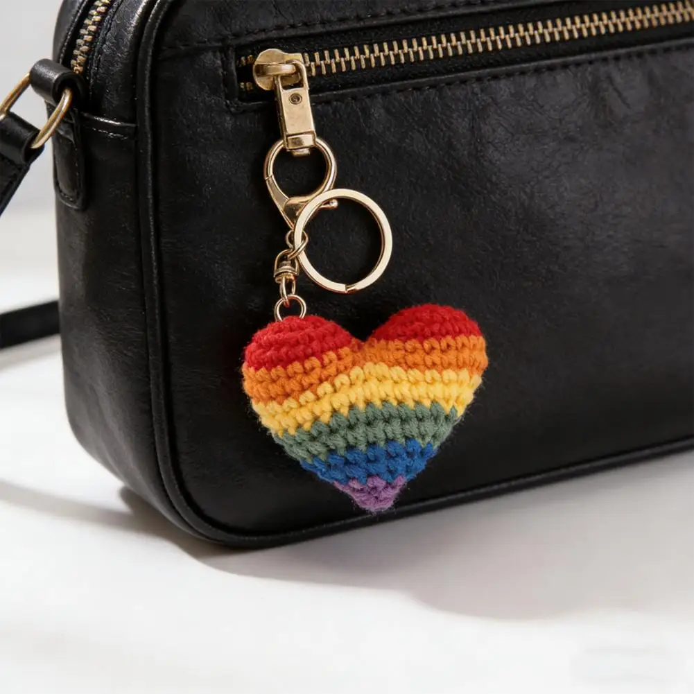 Rainbow/Heart/Flower Shape Crochet Keychain,Handmaking Knitted,Soft Cotton,Bag Charm Car Keys Backpack Accessory
Rainbow/Heart/Flower Shape Crochet Keychain,Handmaking Knitted,Soft Cotton,Bag Charm Car Keys Backpack Accessory