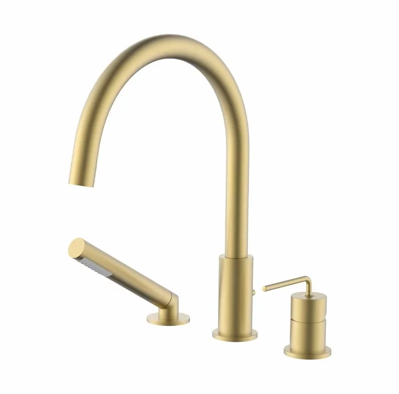 Top Quality Brass Bathtub shower faucet set Modern Hot cold water Bathtub shower set Wall Mounted,Floor standing,Brushed Gold
Top Quality Brass Bathtub shower faucet set Modern Hot cold water Bathtub shower set Wall Mounted,Floor standing,Brushed Gold