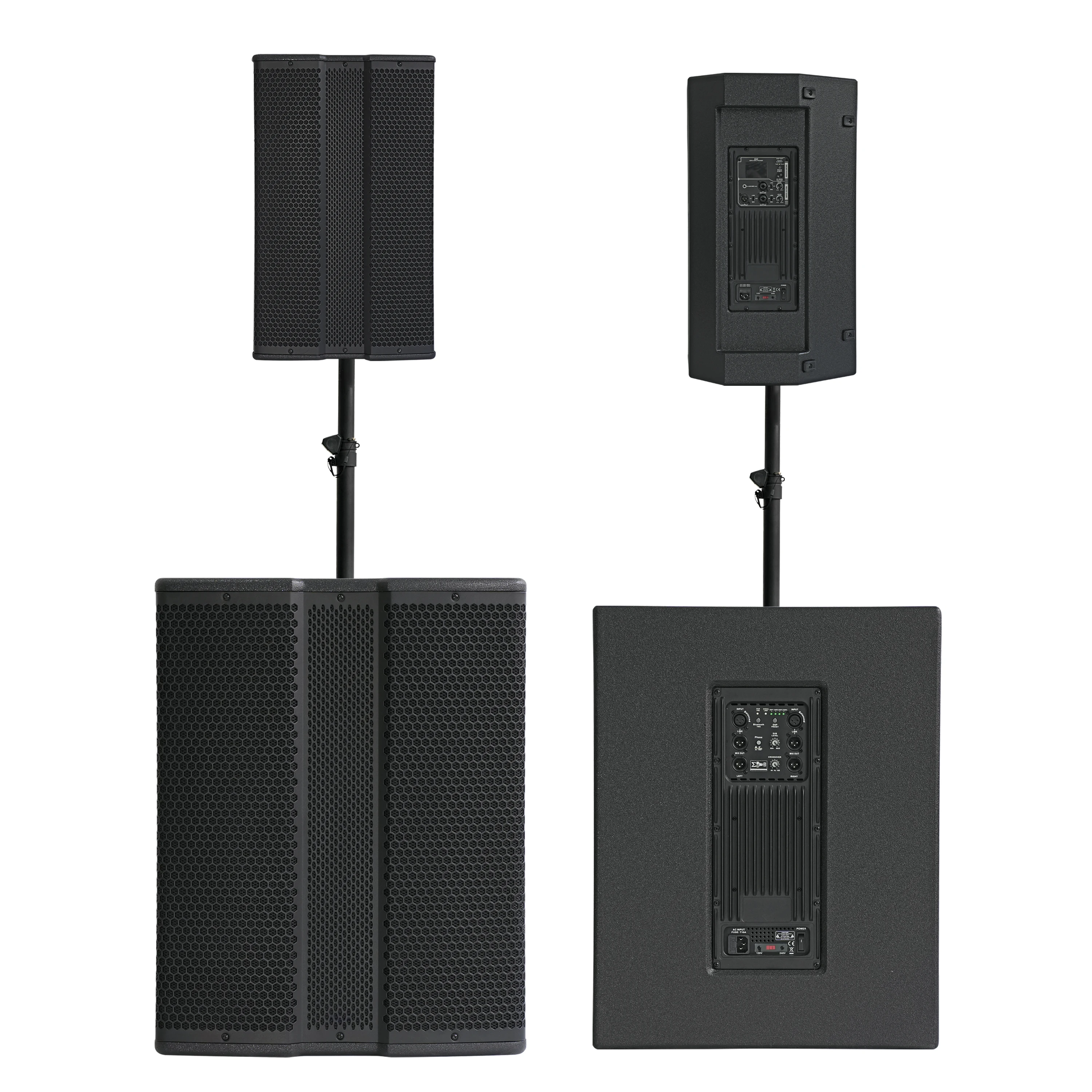 8800W 15"/18"/1.1set" Active Subwoofer with Bt/DSP 123 to 128dB SPL 1000W RMS XLR Inputs for Live/DJ/Outdoor Sound Systems
8800W 15"/18"/1.1set" Active Subwoofer with Bt/DSP 123 to 128dB SPL 1000W RMS XLR Inputs for Live/DJ/Outdoor Sound Systems
