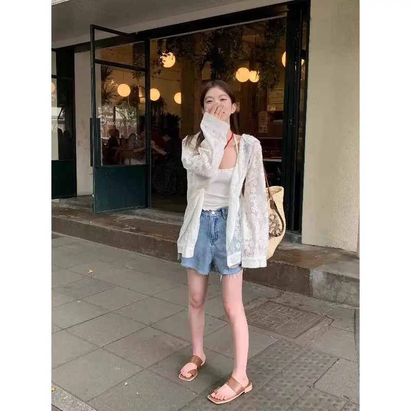 Sunscreen Coat Women's Long Summer 2025 New UV-Proof Breathable Thin Outerwear Outdoor Sun-Protective Clothing Jacket Ladies Top
Sunscreen Coat Women's Long Summer 2025 New UV-Proof Breathable Thin Outerwear Outdoor Sun-Protective Clothing Jacket Ladies Top