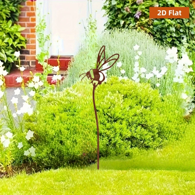 1pc 2D Flat Vintage Iron Flower Bee Garden Stake Rusty Outdoor Pot Decor Gardener Metal Gift
1pc 2D Flat Vintage Iron Flower Bee Garden Stake Rusty Outdoor Pot Decor Gardener Metal Gift