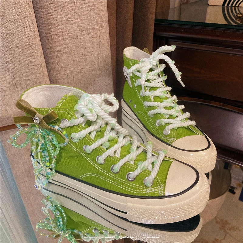 Original Design 2025 New Flat Straps Women Canvas Shoes Sweet Lace Diamond-encrusted Round Head Casual Shoes Lady
Original Design 2025 New Flat Straps Women Canvas Shoes Sweet Lace Diamond-encrusted Round Head Casual Shoes Lady
