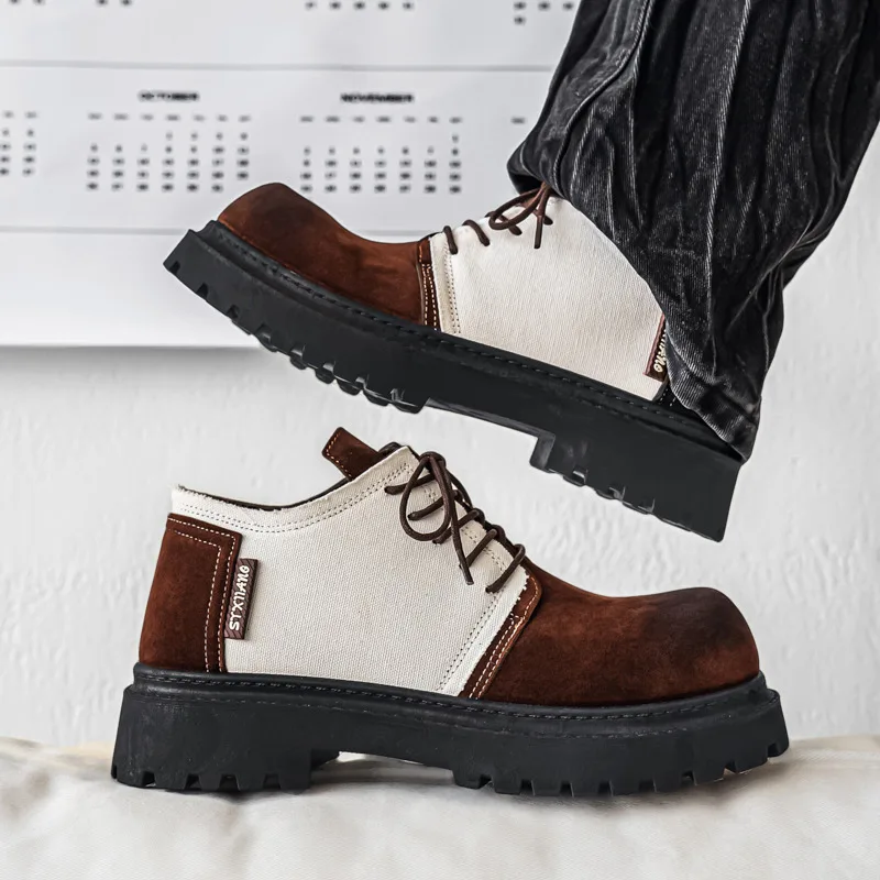 Classic Fashion Brown Men's Work Shoes Height-increasing Platform Shoes Men Breathable Low Casual Shoes for Men zapatos hombre
Classic Fashion Brown Men's Work Shoes Height-increasing Platform Shoes Men Breathable Low Casual Shoes for Men zapatos hombre