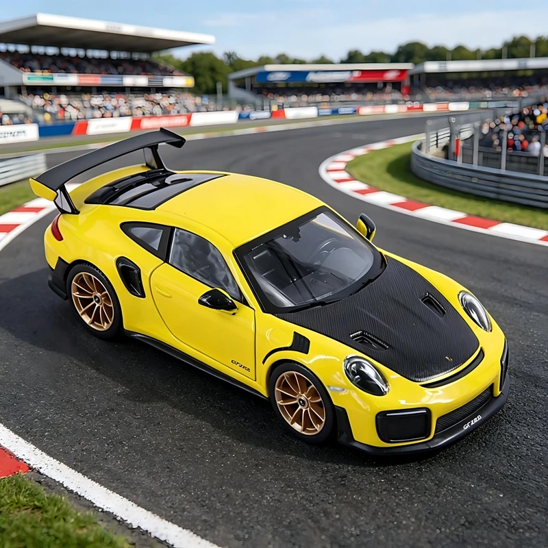 Модель автомобиля Maisto 1:24, имитация Porsche 911 GT2 RS, из сплава, с открывающимися дверями, богатая детализация, тонкая работа.
Модель автомобиля Maisto 1:24, имитация Porsche 911 GT2 RS, из сплава, с открывающимися дверями, богатая детализация, тонкая работа.