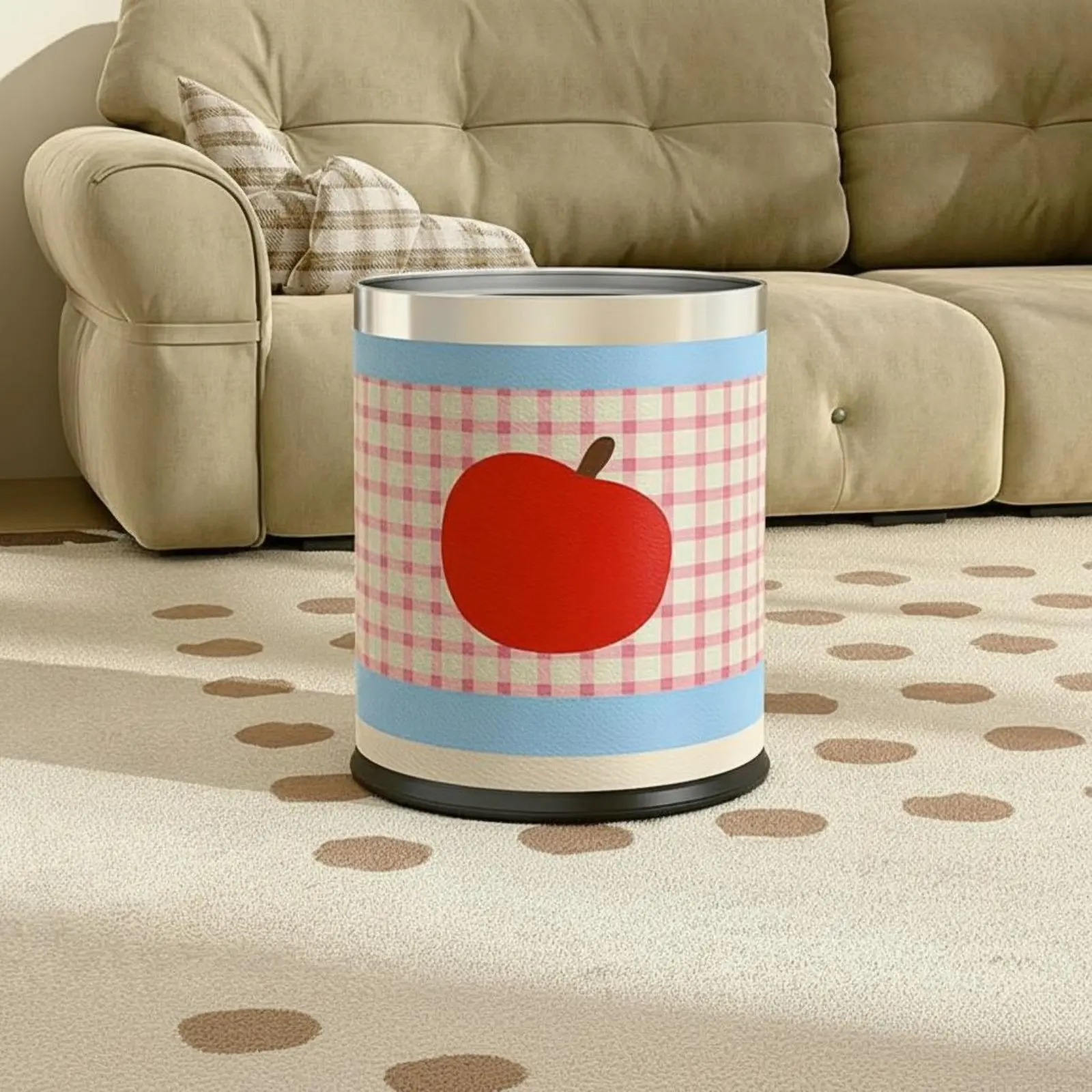 Wood Grain Trash Can Large Capacity Double Layer Waste Bin Accessible Top Top Garbage Can Wide Opening for Living Room, Bathroom
Wood Grain Trash Can Large Capacity Double Layer Waste Bin Accessible Top Top Garbage Can Wide Opening for Living Room, Bathroom