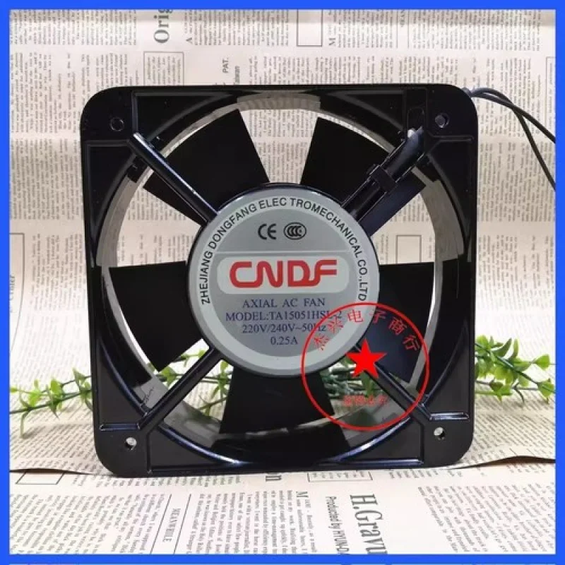 Y FOR CNDF TA15051HSL-2 15050 220/240V 0.25A 15CM Axial Cooling Fan
Y FOR CNDF TA15051HSL-2 15050 220/240V 0.25A 15CM Axial Cooling Fan
