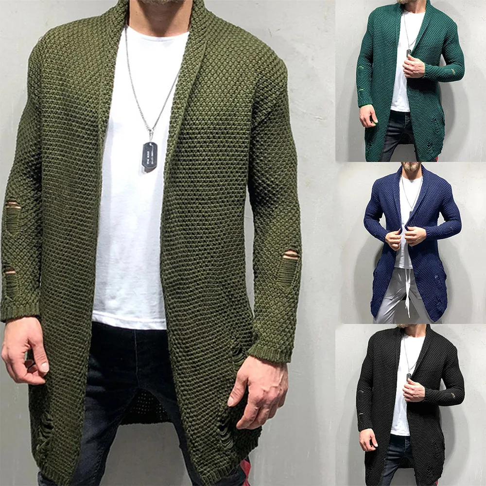 New 2025 Autumn Winter Men's Knitted Coat Long Cardigan Sweater Male Fashion Casual Large Men's Jacket Trench Coat Men Clothing
New 2025 Autumn Winter Men's Knitted Coat Long Cardigan Sweater Male Fashion Casual Large Men's Jacket Trench Coat Men Clothing